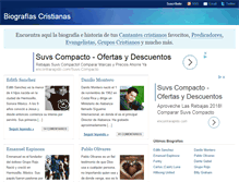 Tablet Screenshot of biografiascristianas.com